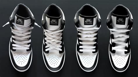 hoe draag je nike dunk high|Nike dunks lacing.